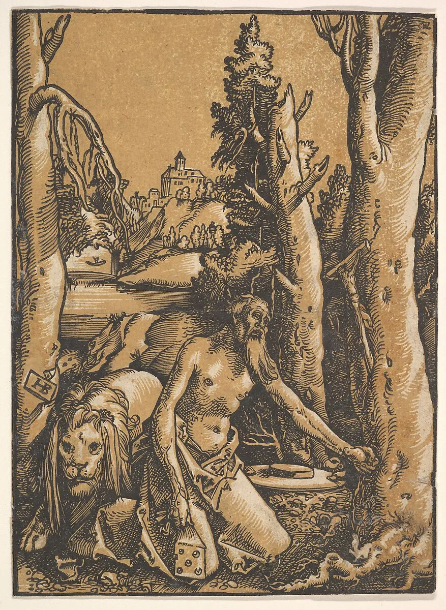 St. Jerome in the Desert — Hans Baldung (called Hans Baldung Grien)