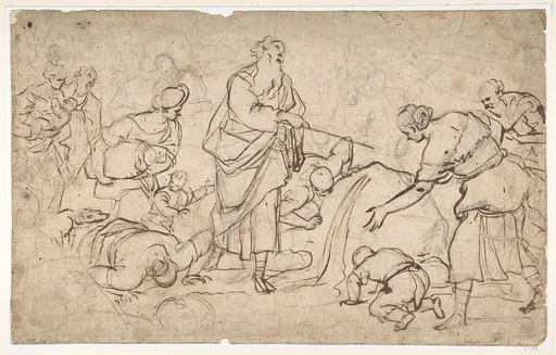 Moses Striking the Rock