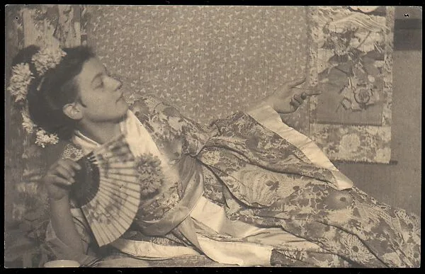 Friedel Wearing a Kimono — Frank Eugene