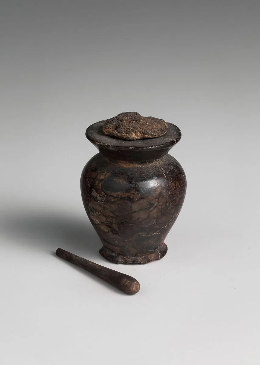 Kohl Jar with a Cloth Stopper — Unknown