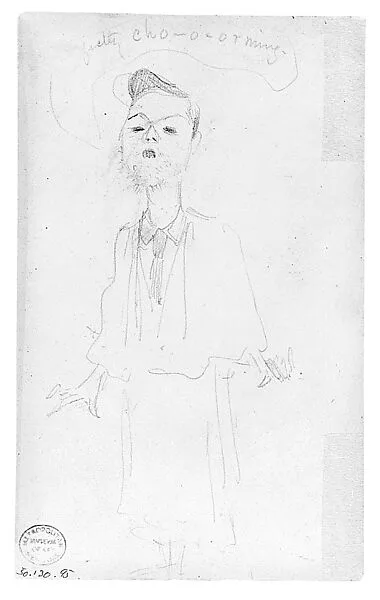 Caricature of a Man — John Singer Sargent
