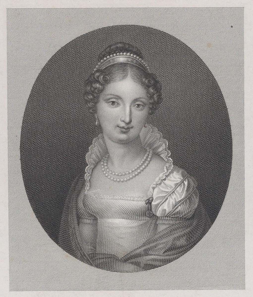 Portrait of Mariana Carolina, Grand Duchess of Tuscany — Antonio Perfetti