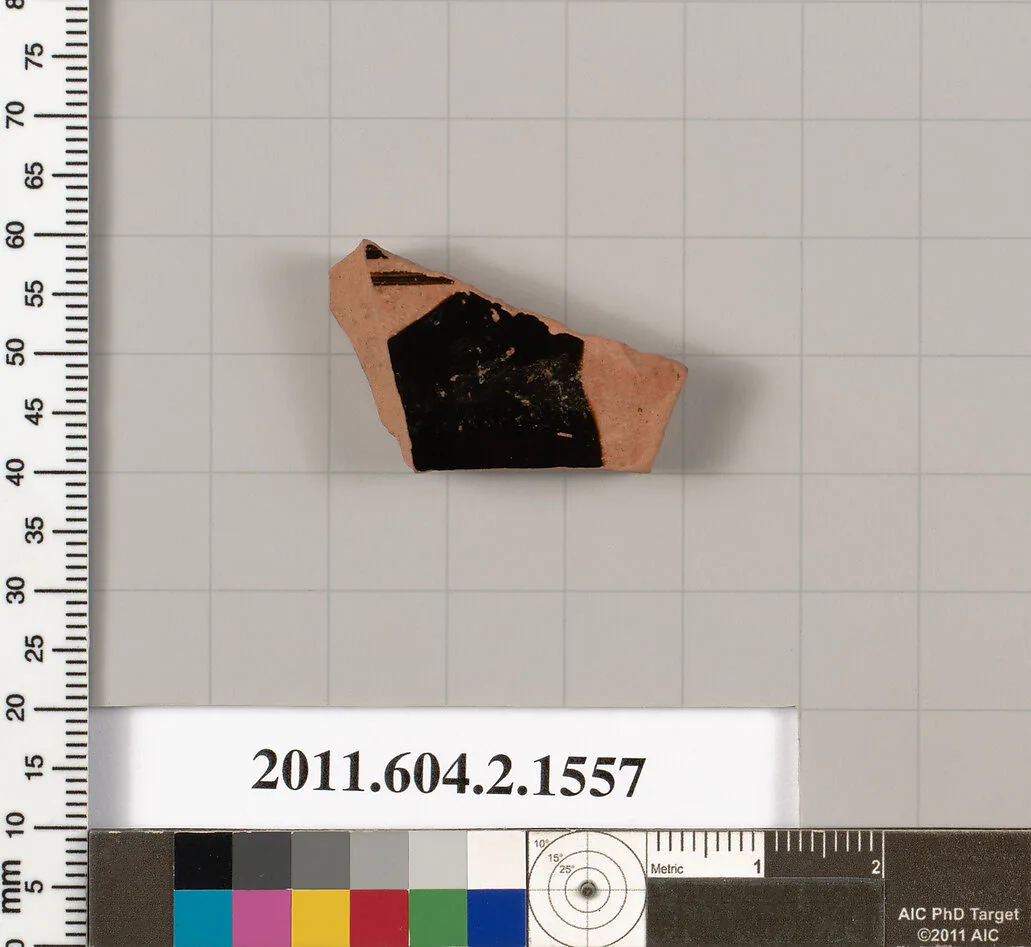 Terracotta fragment of a skyphos (deep drinking cup) — Unknown