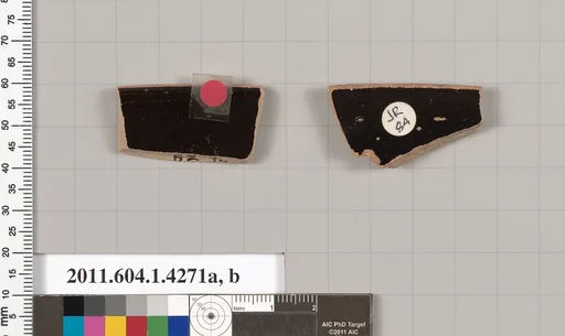 Terracotta rim fragments of kylikes (drinking cups)