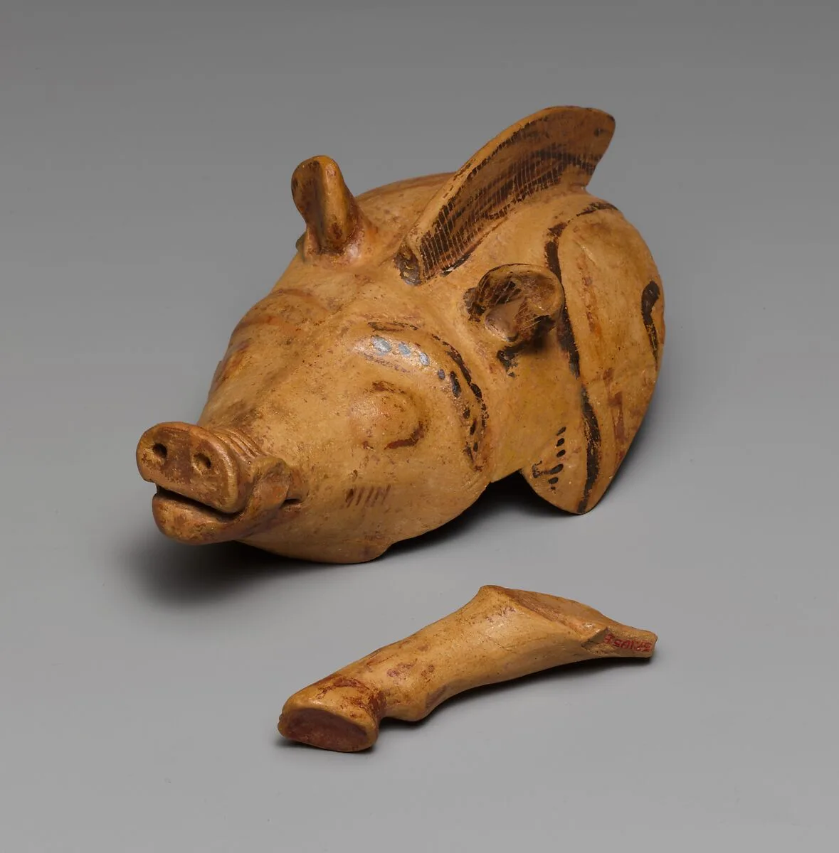 Terracotta vase in the shape of a boar — Unknown