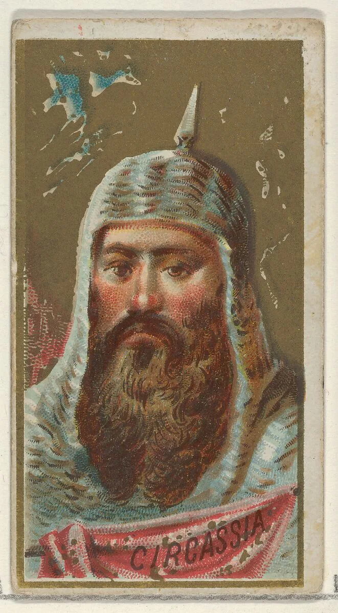 Circassia, from the Types of All Nations series (N24) for Allen & Ginter Cigarettes — George S. Harris & Sons|Allen & Ginter