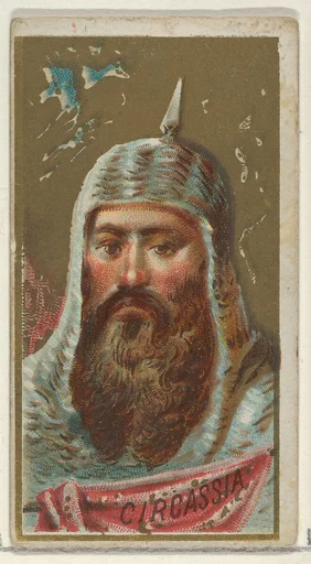 Circassia, from the Types of All Nations series (N24) for Allen & Ginter Cigarettes
