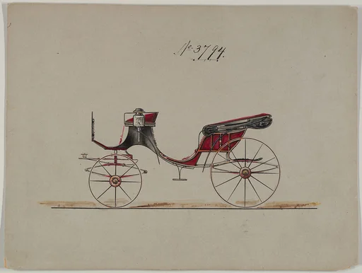 Design for Cabriolet or Victoria, no. 3794