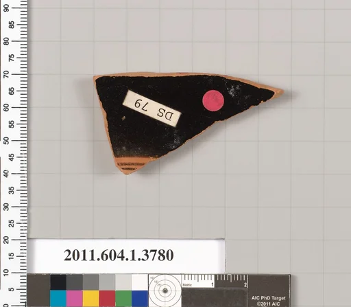 Terracotta fragment of a kylix (drinking cup)