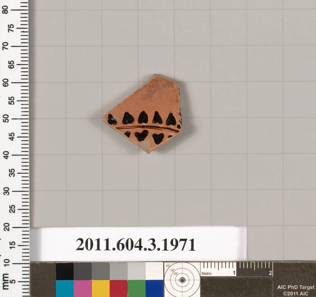 Terracotta fragment of a kylix (drinking cup) — Unknown