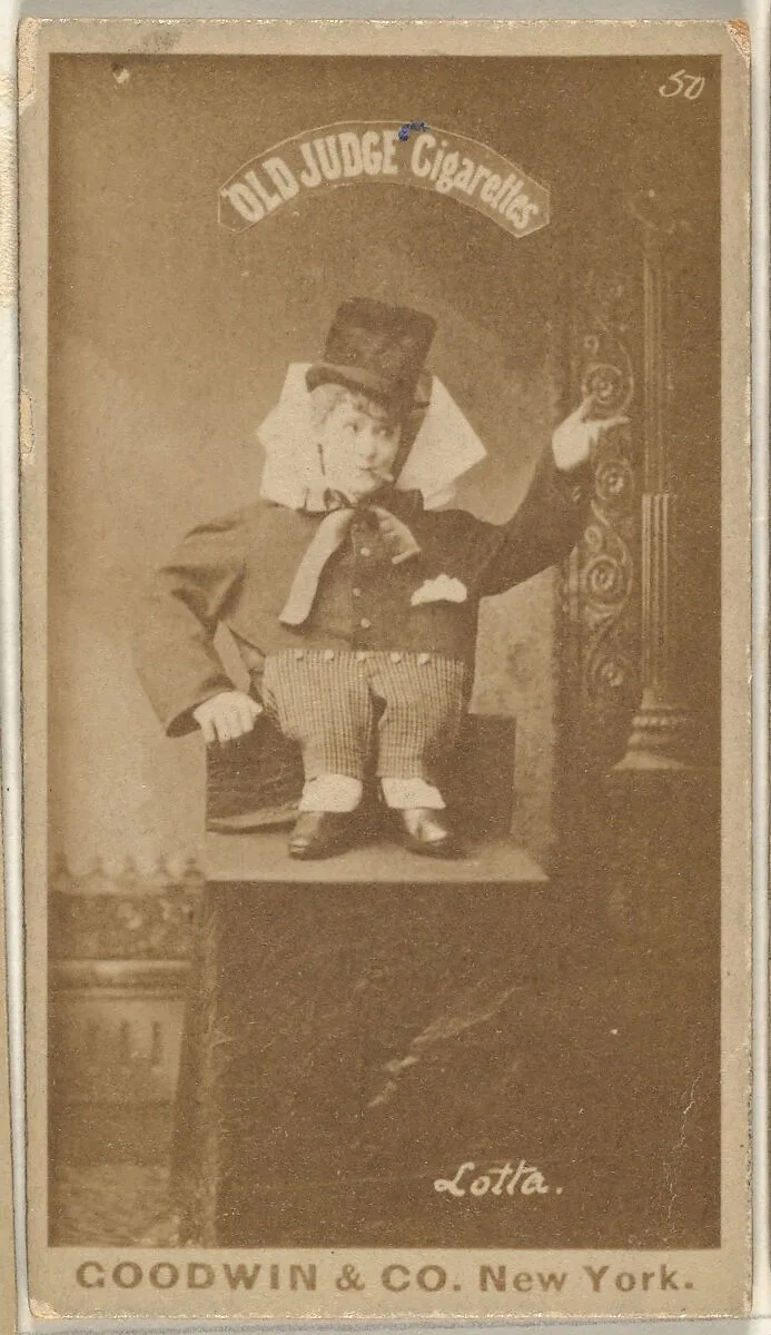 Lotta, from the Actors and Actresses series (N171) for Old Judge Cigarettes — Goodwin & Company