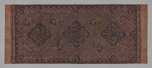 Batik with Talismanic Calligraphic Motifs