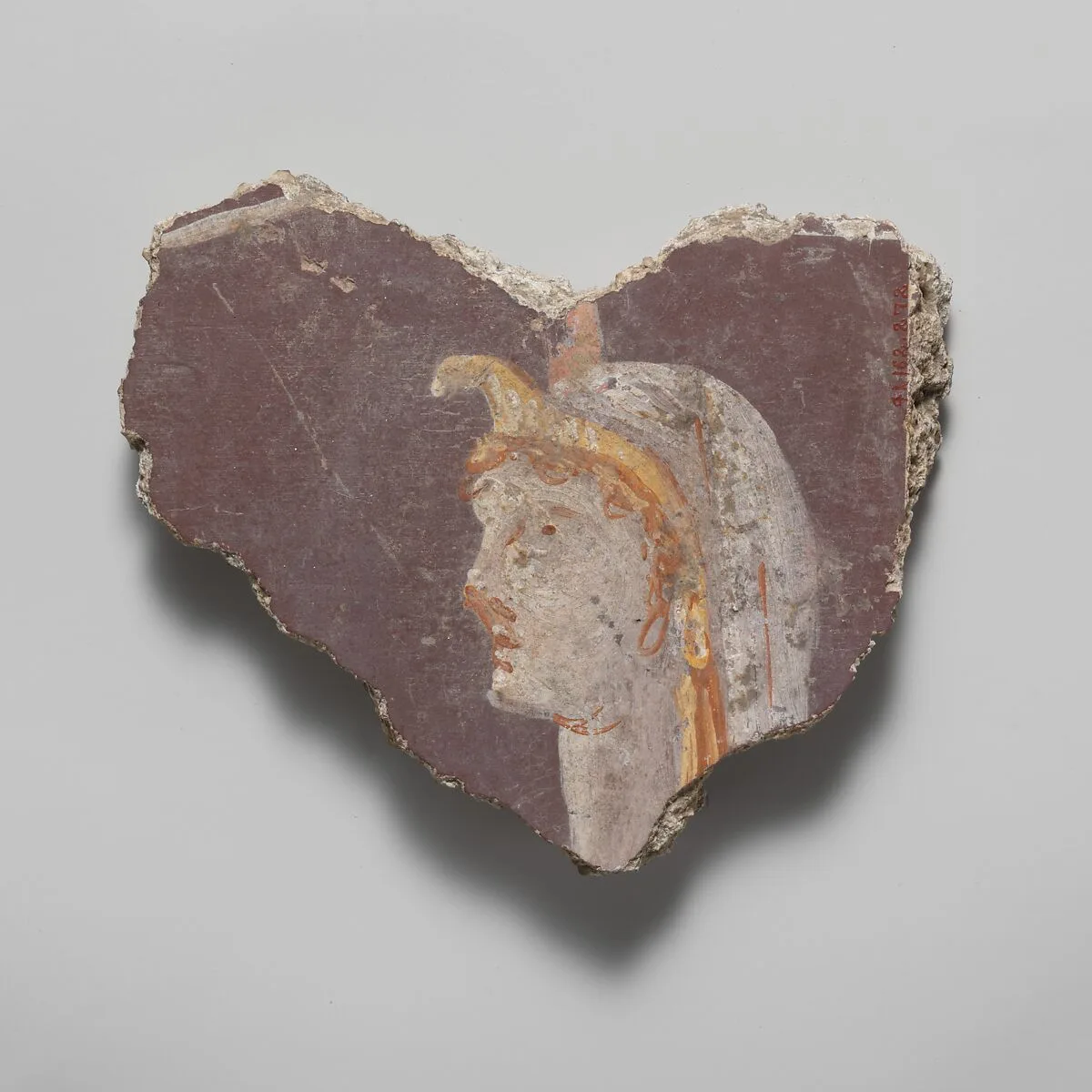 Wall painting fragment — Unknown