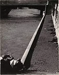 Clochards au bord de la Seine