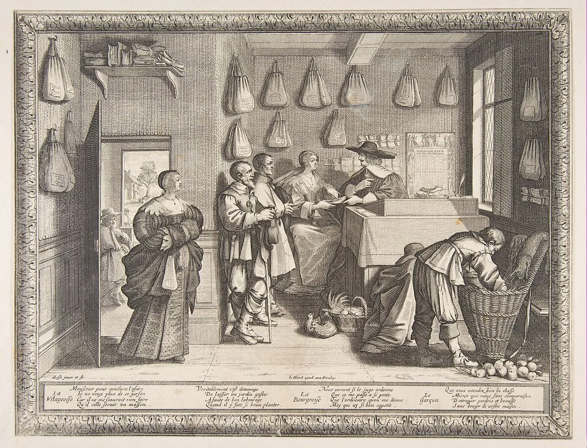Employment Bureau — Abraham Bosse|Jean I Leblond