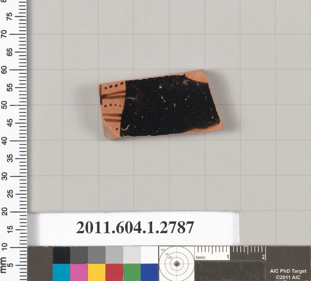 Terracotta fragment of a kylix (drinking cup) — Unknown