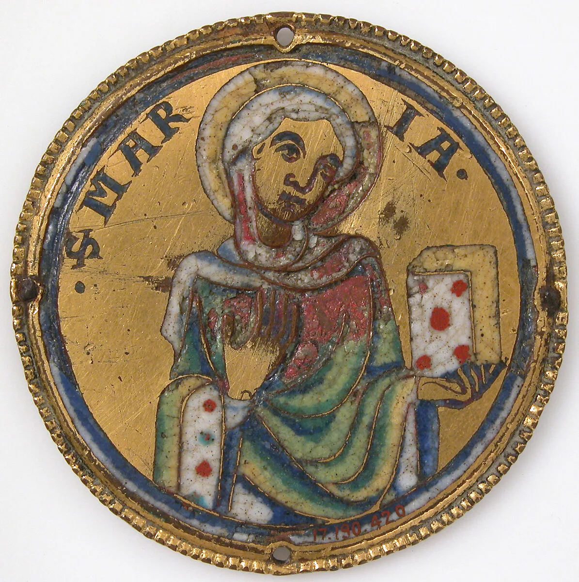 Roundel with the Virgin — Unknown
