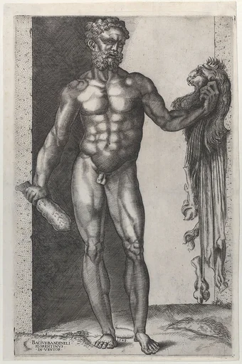 Hercules with his Club and Lion Skin