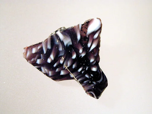 Glass mosaic ribbed bowl fragment