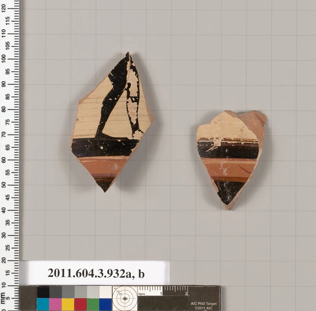 Terracotta fragments of a lekythos (oil flask) — Unknown