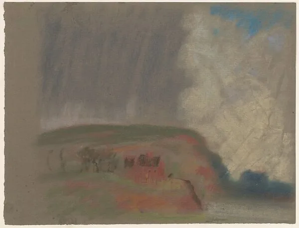 House on Hillside — Arthur B. Davies