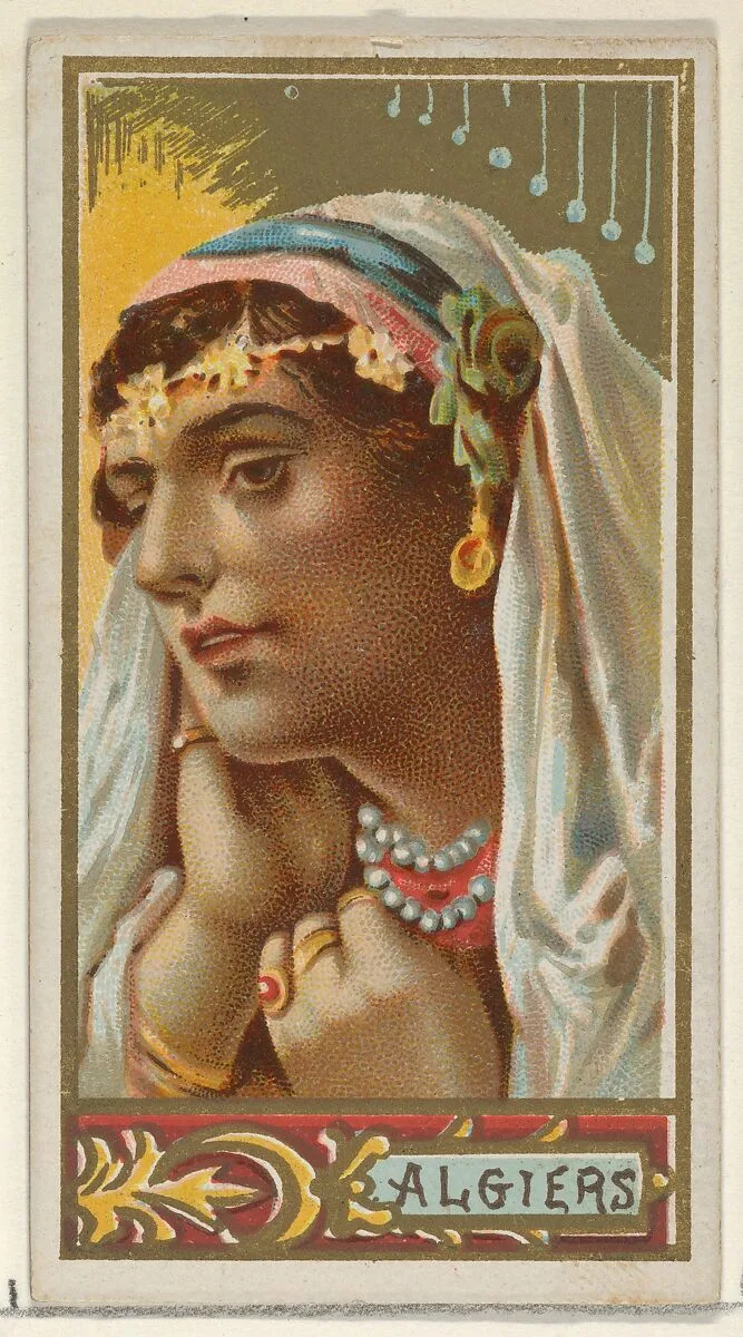 Algiers, from the Types of All Nations series (N24) for Allen & Ginter Cigarettes — George S. Harris & Sons|Allen & Ginter