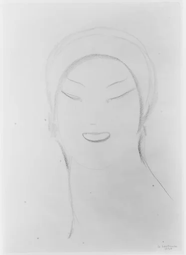 Head of a Woman, Smiling