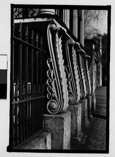 [Acanthus Scrollwork on Facade of Richard Richardson House, Savannah, Georgia]