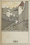 Meat Market: Old Roofs (Fleischmarkt: Alte Dächer) — Adalberta Kiessewetter|Wiener Werkstätte