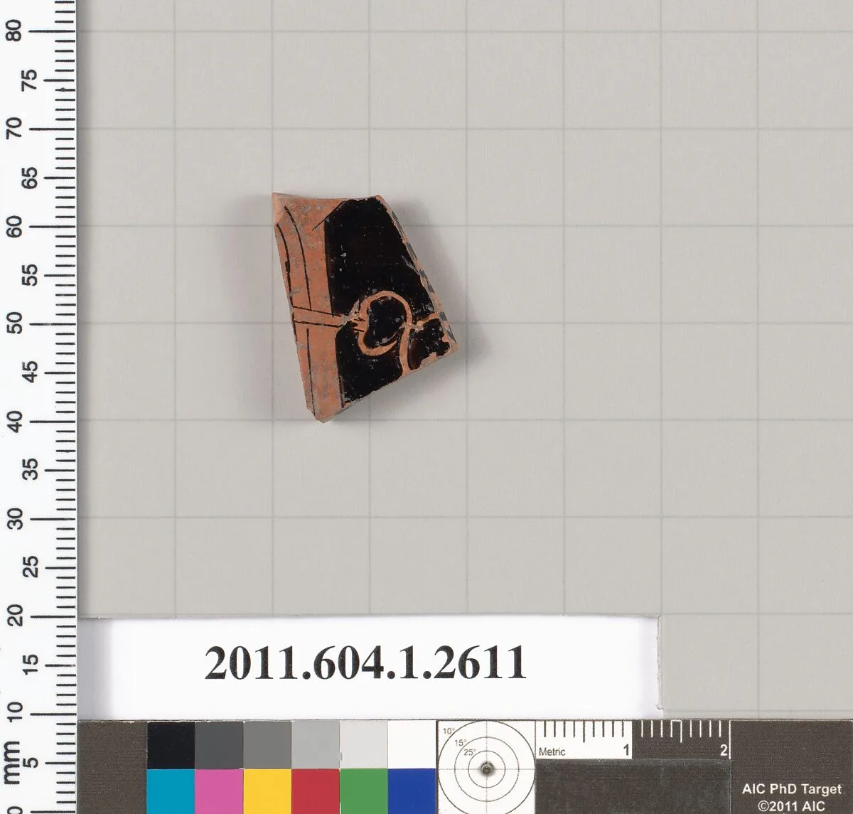 Terracotta fragment of a kylix (drinking cup) — Unknown