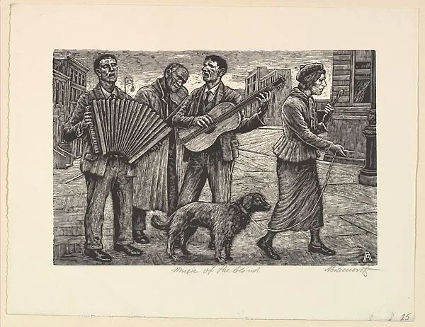Music of the Blind — Albert Abramowitz|WPA