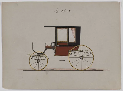 Design for 4 seat Rockaway, no. 3603