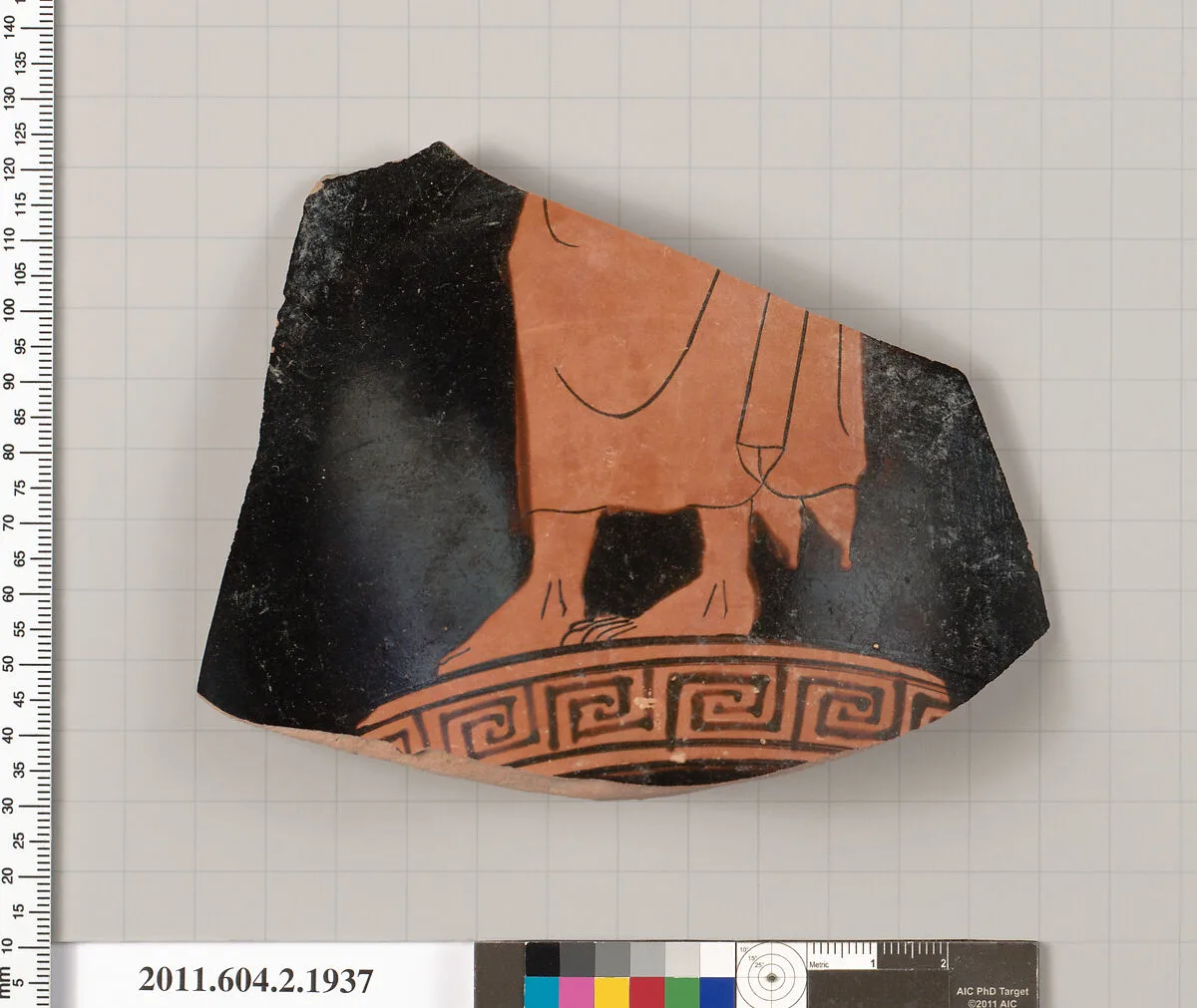 Terracotta fragment of a Nolan neck-amphora (jar) — Unknown
