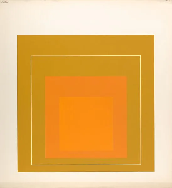 Proof for White Line Square series — Josef Albers|Gemini G.E.L.|Kenneth E. Tyler