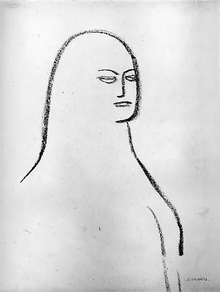 Head of a Woman, Facing Right — Gaston Lachaise