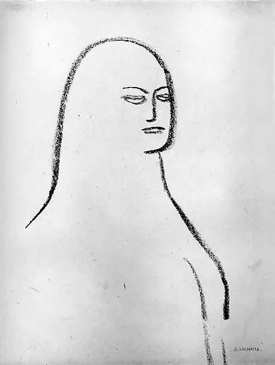 Head of a Woman, Facing Right