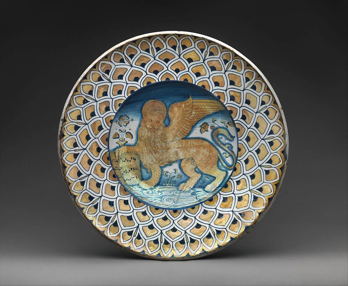 Dish with Lion of Saint Mark — Unknown