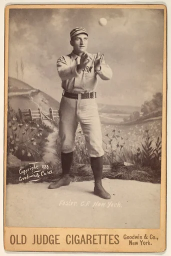 Foster, Center Field, New York, from the series Old Judge Cigarettes