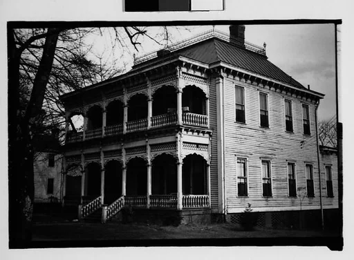 [Folk Victorian House with Spindlework Porches, Mobile, Alabama]
