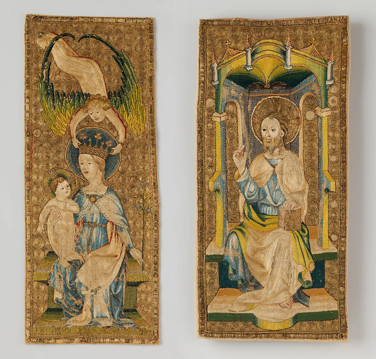 Orphrey Panels from a Chasuble — Unknown
