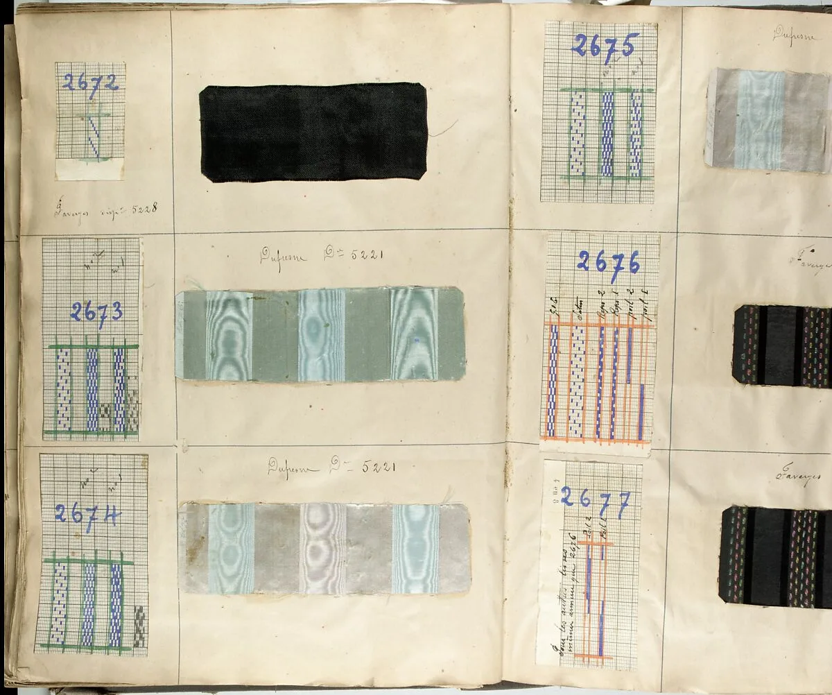 Textile Sample Book — Unknown