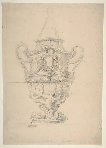Design for a two-handled vase from the Workshop of Froment-Meurice — Jacques-Charles-François-Marie Froment-Meurice
