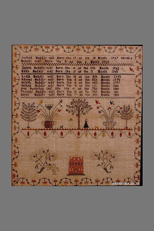 Embroidered Sampler — Lydia Headly|Rachel Headly