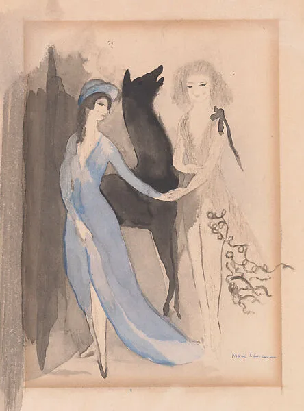 Costume Design for the Ballet "Les Biches" (The Does) — Marie Laurencin
