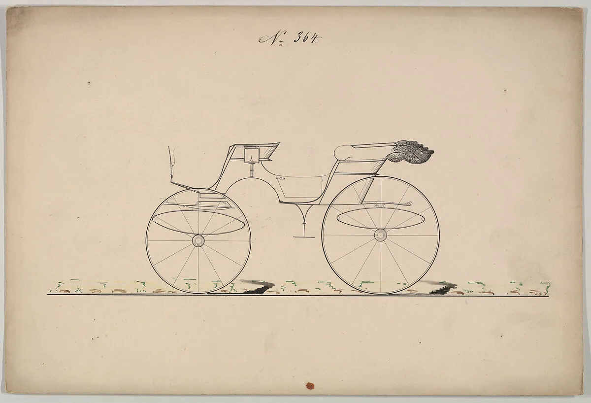 Design for Phaeton, no. 364 — Brewster & Co.