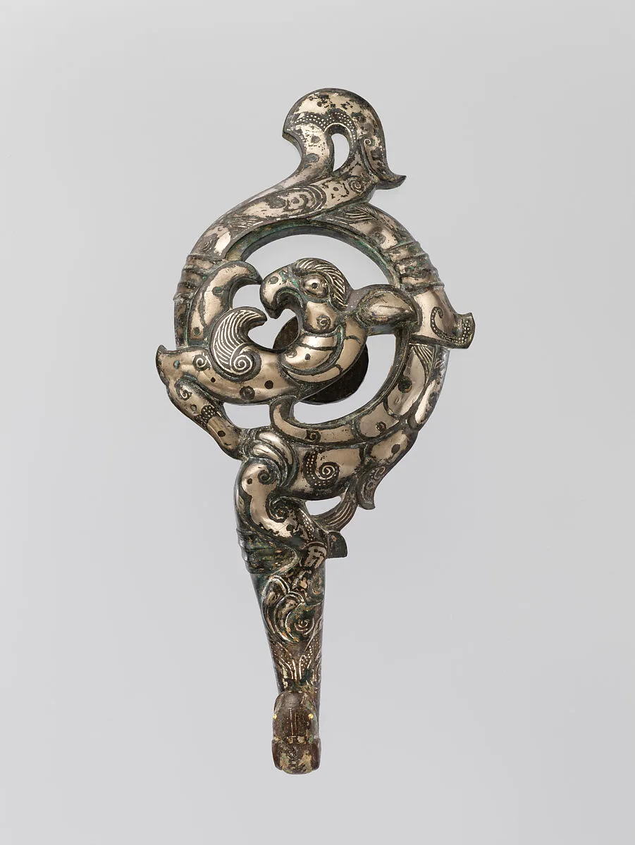 戰國至西漢 錯金銀青銅帶鈎|Belt hook — Unknown