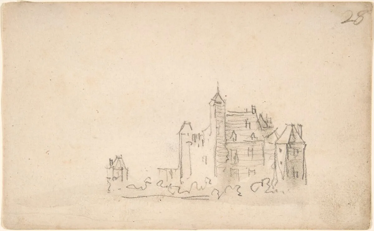 A Castle (on the Rhine?) — Jan van Goyen