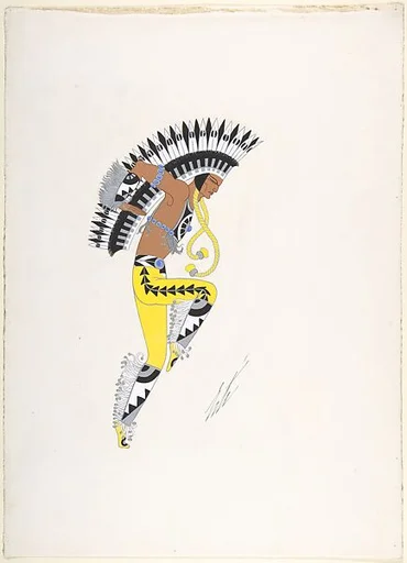 "Chief," Costume Design for "Indian Dagger Dance," George White's Scandals, New York, 1928