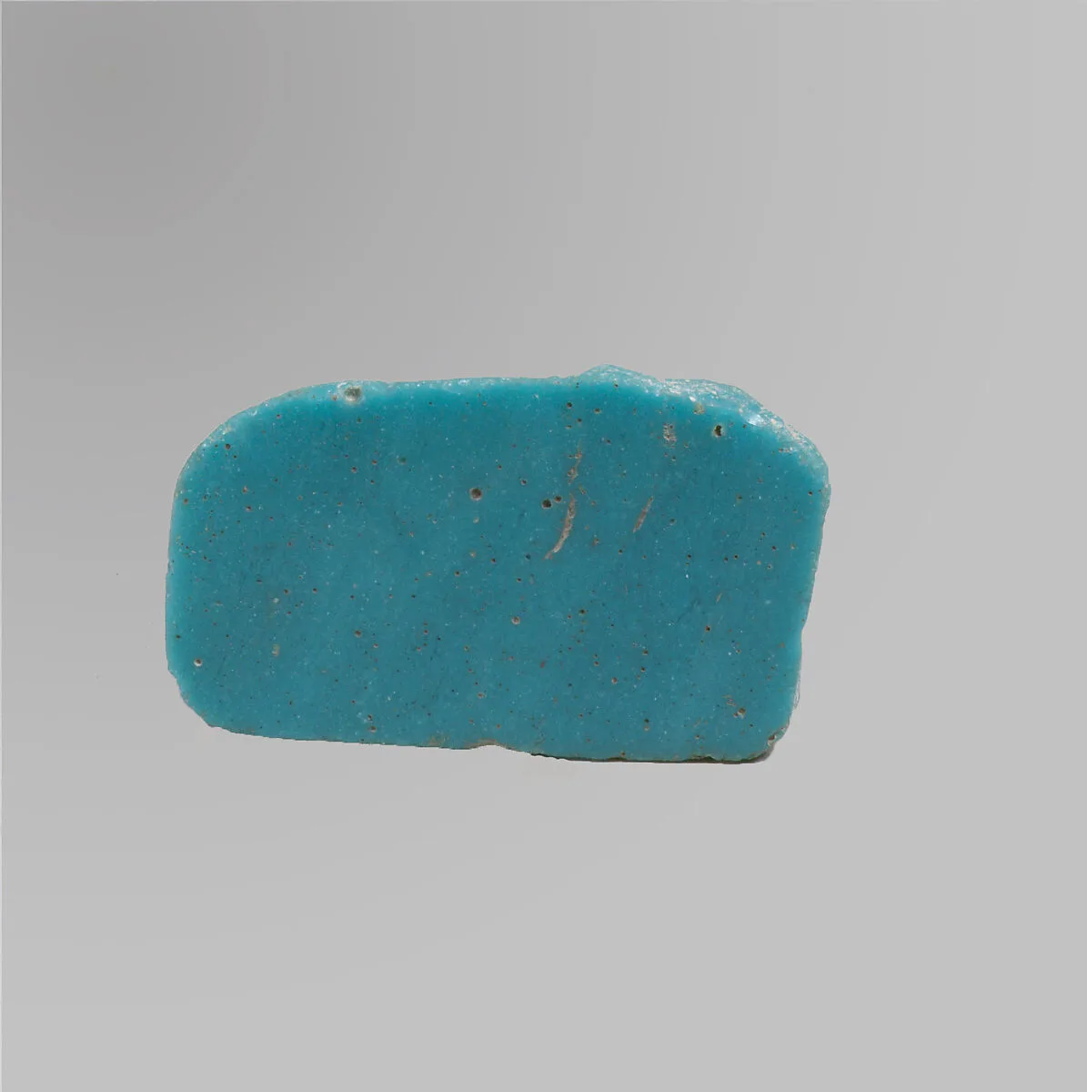 Glass monochrome inlay fragment — Unknown