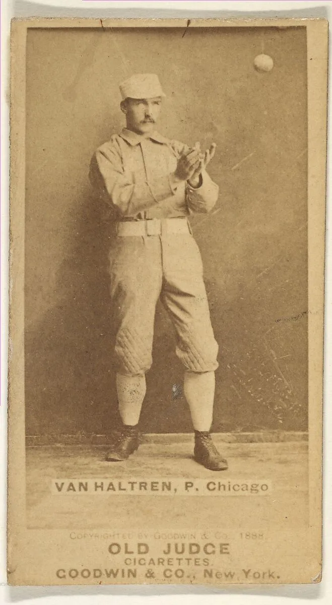 Van Haltren, Pitcher, Chicago, from the Old Judge series (N172) for Old Judge Cigarettes — Goodwin & Company